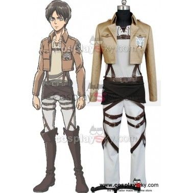 Attack-on-Titan-Eren-Jaeger-Cosplay-Costume-9 Eren Jaeger Cosplay, Attack On Titan Costume, Mikasa Ackerman Cosplay, Attack On Titan Cosplay, Titan Cosplay, Snk Cosplay, Book Week Costume, Jacket Cape, Attack On Titan Eren