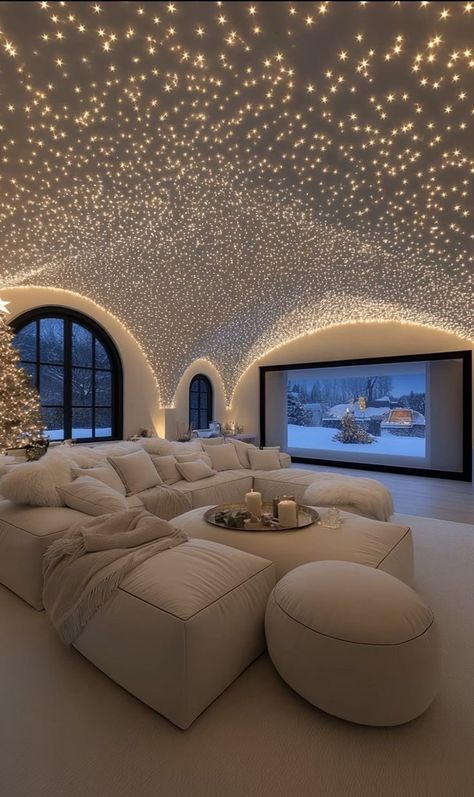 Dream Mansion Interior Living Rooms, My Dream Living Room, Big Houses Aesthetic, Unique Rooms In Homes, Fun Home Ideas, Huge Living Room Luxury, Rich Home Aesthetic, Aesthetic Houses Interiors, Cool Rooms In Houses