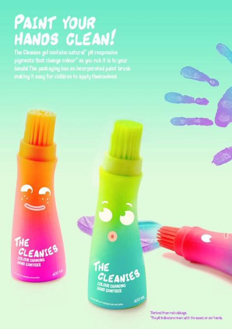 Kids Shampoo Packaging, Kids Package Design, Bompas And Parr, Kids Packaging, Shampoo Packaging, Bubble Party, Hand Sanitizers, Bubble Machine, The Fountain