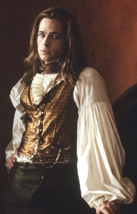 Interview With The Vampire 1994 Aesthetic, Brad Pitt Interview, Anne Rice Vampire Chronicles, Lestat And Louis, Interview With A Vampire, Queen Of The Damned, Hot Vampires, Vampire Aesthetic, Vampire Movies