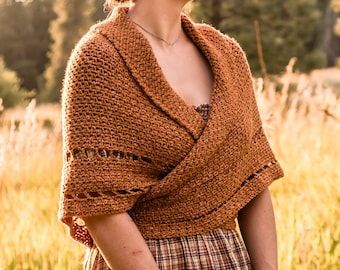 Shop crochet patterns written by Ashtin of Crab Abble Crafts Crochet I Cord, Owl Scarf, Crochet Capelet, Lion Brand Wool Ease, Knitted Shawl, Cottagecore Style, I Cord, Shawl Patterns, Crochet Wrap