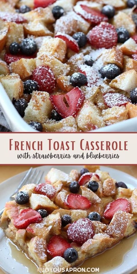 Berry French Toast Casserole, Berry French Toast, Thanksgiving Brunch, Christmas Breakfast Recipe, Toast Casserole, Halloween Fest, French Toast Casserole, Christmas Breakfast, Breakfast Brunch Recipes