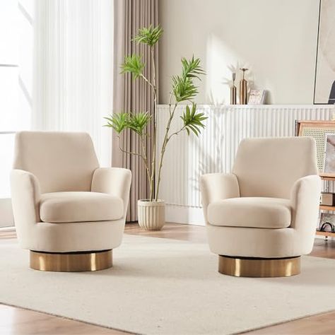 Accent Chairs For Living Room Modern, Office Accent Chairs, Accent Chairs For Bedroom, Swivel Accent Chairs, Bucket Chair, Bucket Chairs, Chair Swivel, Single Sofa Chair, Swivel Barrel Chair