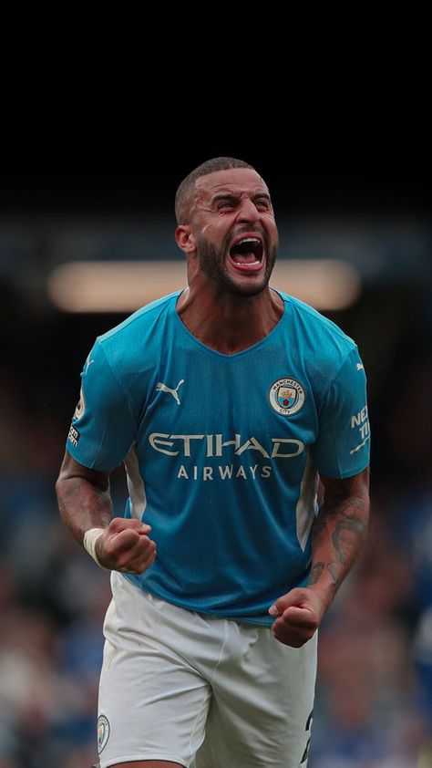 Walker Wallpaper Man City, Kyle Walker Wallpaper, Man City Players, Becky G Outfits, Walker Wallpaper, Manchester City Wallpaper, Bernardo Silva, Fifa 16, Football Players Photos