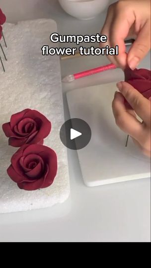 Easy Fondant Flowers Tutorial, Gumpaste Flowers Tutorial, Fondant Flowers Tutorial, Gum Paste Flowers Cake, Gum Paste Flowers Tutorials, Sugar Flowers Tutorial, Fondant Flower Cake, Fondant Flower Tutorial, 7 Cake