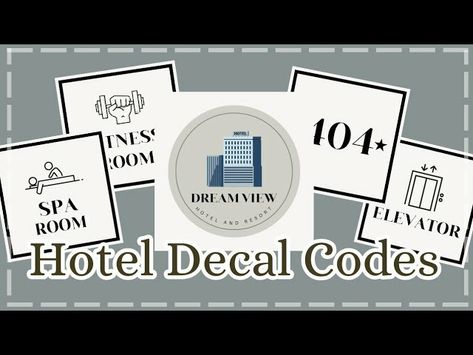 #decalcodes #bloxburg #decals Restroom Bloxburg Decals, Hotel Sign Decals Bloxburg, Hotel Room Prices Decals Bloxburg, Resort Decals Bloxburg, Number Bloxburg Decals, Employee Only Sign Bloxburg, Bloxburg Apartment Number Decals, Bloxburg Yoga Decal Codes, Bloxburg Hotel Logo Codes