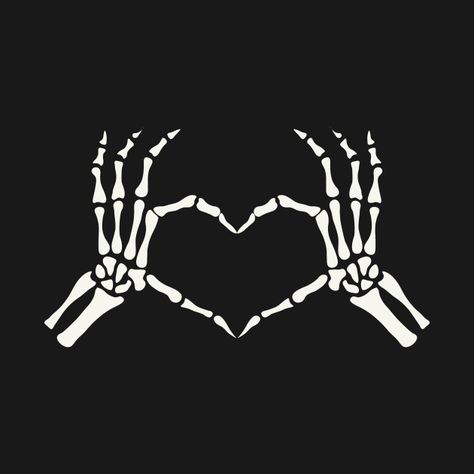 Wallpaper Skeleton, Skeleton Heart Hands, Hands Making A Heart, Skeleton Heart, Skeleton Art, Heart Hands, Skeleton Hands, Skull Art, Pumpkin Carving