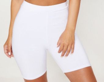 White Bike Shorts, White Bike, Snow Drop, Costume Inspo, Cycling Shorts, Bike Shorts, Shapewear, Bermuda Shorts, White Shorts