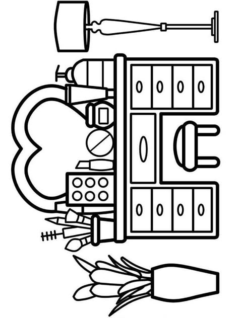 Plain Coloring Pages, Cute Preppy Coloring Pages, Glow Cosmetics Coloring Book Pages, Cute Simple Coloring Pages, Simple Coloring Pages Aesthetic, Preppy Coloring Pages, Makeup Coloring Pages, Makeup Printables, Aesthetic Coloring Pages