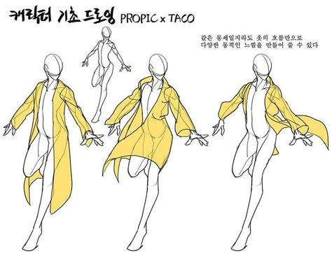 Although the position may be the same, you can create multiple different “poses” and feel by adjusting the flow of the clothes. Flowy Sleeves Reference, Jacket In The Wind Reference, Jacket Blowing In Wind Reference, Clothes From Behind Drawing, Drawing Jackets Design Reference, Jacket Flowing In The Wind Reference, Coat Over Shoulders Drawing Reference, Skirt In The Wind, Taco Drawing