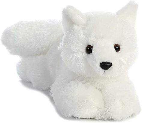 Aurora 31568 Arctic Fox Flopsie Plush Stuffed Animal 12", Animals - Amazon Canada Fox Stuffed Animal, Kawaii Plush, Animals Toys, Arctic Fox, Cute Stuffed Animals, Toy Organization, White Fox, Plush Animals, Stuffed Toys