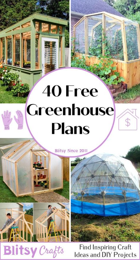 40 Free DIY Greenhouse Plans To Build Your Own Greenhouse How To Make A Green House Diy, Diy Home Greenhouse, Small Space Greenhouse Ideas, How To Build A Small Greenhouse, Diy Greenhouse On A Budget, Diy Greenhouse Plans Free, Diy Small Greenhouse Ideas, Greenhouse Diy Plans, Small Diy Greenhouse Simple