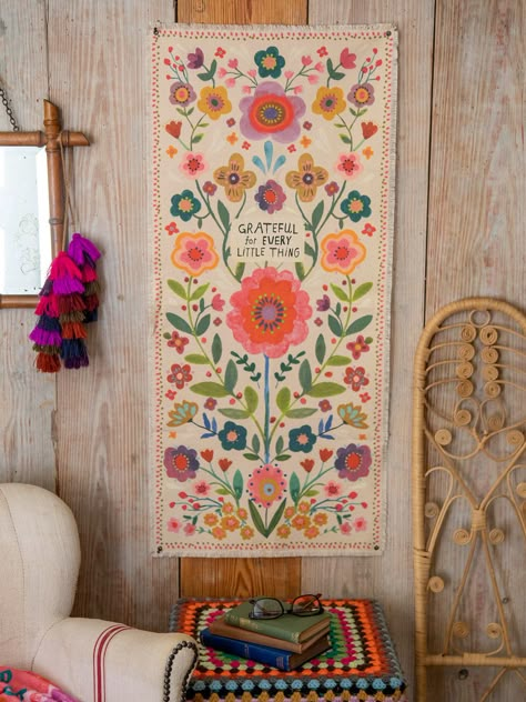 Quilts For Wall Hangings, Velvet Wall Hanging, Boho Mexican Decor, Art Classroom Design, Painting Tapestry, Canvas Tapestry, Fun Wall Art, Boho Gallery Wall, Create A Gallery Wall