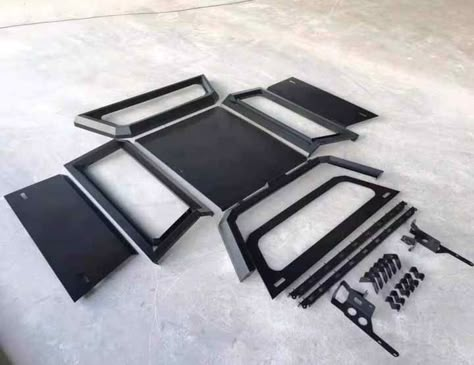 4x4 Canopy Setup, Tactical Truck Ideas, Canopy Set Up 4x4, Retractable Truck Bed Cover, Pickup Canopy, Contractor Truck Bed, Truck Shells, Truck Cargo Rack, Toyota Trucks 4x4