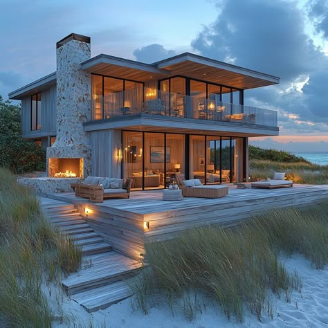 Escape to a Contemporary Beach House on a secluded Florida Key, spanning 7,000 sq ft. Bright color grading against Florida's natural light enhances the home's beauty, offering modern design inspiration. Let this AI masterpiece guide you to beachside living and waterfront adventures. Can you feel the salt in the air or hear the dunes' tranquil rustle? Share your impressions! 🏖️🌅 #DreamHomeInspiration #LuxuryInteriors #ContemporaryStyle #FloridaKeys #LuxuryLiving #LuxuryDesign #LuxuryLifestyle #HomeGoals #InspiringHomes #LuxuryTravel #BeachHouseLuxury Contemporary Ocean Front Home, Modern House Near Beach, Beach House Design Ideas Coastal Homes, Modern Seaside House, Carmel Beach House, House With Private Beach, Modern Waterfront Homes, Intracoastal Waterway Home, Beachy Modern House