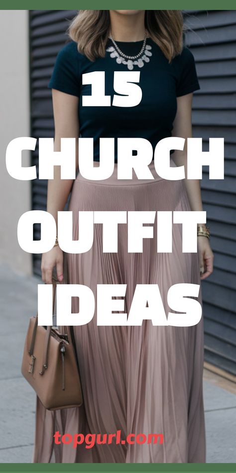 15 Heavenly Church Outfit Ideas to Keep You Stylish and Reverent Autumn Church Outfits, What To Wear To A Christian Concert, Confirmation Outfits For Women, Church Pants Outfit, Sunday Outfit Ideas Church, Casual Church Outfits Fall, Pastors Wife Outfits, Church Outfit Fall Sunday, Church Outfits Fall