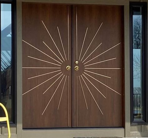 Main Door Design Modern Front Entry Double Door, Main Door Design Entrance Double Doors, Front Double Door Design Wood Modern, Luxury Door Design, Pintu Hpl, Salon Door, Wpc Doors, Profile Door, House Front Door Design