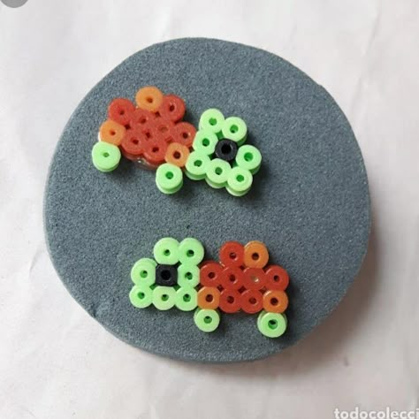 Pearled Bead, Melty Bead Designs, Melt Beads Patterns, Hamma Beads Ideas, Easy Perler Bead Patterns, Melty Bead Patterns, Pearl Beads Pattern, Easy Perler Beads Ideas, Satin Nightwear