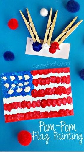 Painting Crafts For Kids, American Flag Crafts, Fourth Of July Crafts For Kids, American Flag Painting, Kids Painting Crafts, Flag Crafts, 4th July Crafts, Flag Painting, Patriotic Crafts