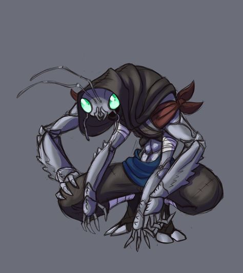 Bug Person Art, Insect Oc Male, Beetle Humanoid, Bug Character Art, Bug Monster Concept Art, Bug People Character Design, Beetle Fursona, Archeologist Character Design, Bug Character Design