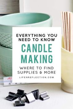 Everything You Need To Know About Candle Making: where to find supplies, how much wax to use, what temperature to melt the wax, and so much more! Candle Making For Beginners, Expensive Candles, Smelling Candles, Best Candle, Soya Mumu, Homemade Scented Candles, Spa Candle, Making Candles Diy, Diy Tumblr