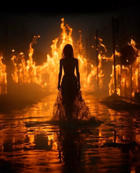 Fire Aesthetic Pictures, Scary Witch Art, Fire Aesthetic Girl, Fire Pictures Photography, Fire Girl Aesthetic, Fire Aesthetic Dark, Fire Queen Aesthetic, Dark Fire Aesthetic, Helping Aesthetic