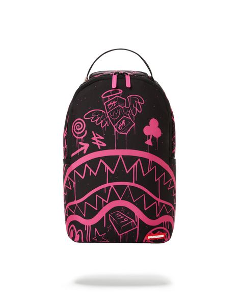 Sprayground Backpack Pink, Spray Ground Backpack, Sprayground Backpack, Pretty Backpacks, Cute Backpacks For School, Spray Ground, Pretty School Supplies, Stylish School Bags, School Bag Essentials