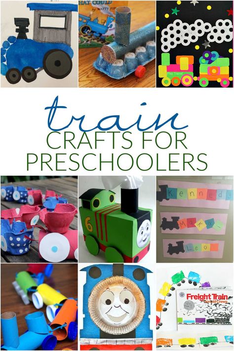 All aboard the art express! These train crafts for preschoolers are perfect for little conductors who love locomotives and creativity. Preschool Train Art, Thomas The Train Craft, Train Crafts For Preschoolers, Trains Activities For Preschool, Preschool Train Crafts, Train Craft For Preschool, Train Projects For Preschool, Train Art For Toddlers, Train Art Preschool