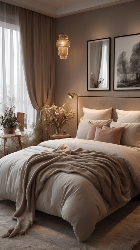 Cosy Romantic Bedroom, Apartment Bedroom Decor For Couples Cozy, Cozy Bedroom Couple, Apartment Decorating Bedroom Couples, Warm Cozy Bedroom Ideas Romantic, Cozy Couple Bedroom, Bedroom Couple Ideas, Room Ideas For Couples Bedroom, Cute Bedroom Ideas For Couples