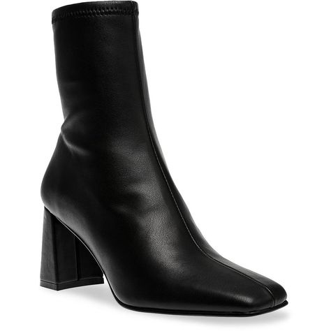 PRICES MAY VARY. Steve Madden Womens 2.75 inch heel height 6.25 inch shaft height Vegan leather or synthetic upper material Synthetic sole Square Toe Ankle Boots, Luggage Bags Travel, Synthetic Fabric, Black Booties, Black Ankle Boots, Iconic Brands, Boot Shoes Women, Ankle Booties, Knee High Boots