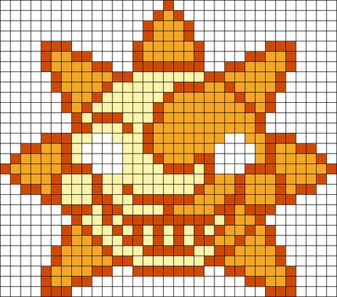 Sun Drop (FNAF SB) Perler Bead Perler Bead Pattern / Bead Sprite Sun Drop Drawing, Pixel Art Characters Grid, Sun And Moon Fnaf Perler Bead, Fnaf Sb Perler Beads, Sun Grid Pattern, Easy Anime Pixel Art, Fnaf Grid Pattern, Sun Perler Bead Pattern, Fnaf Grid Art