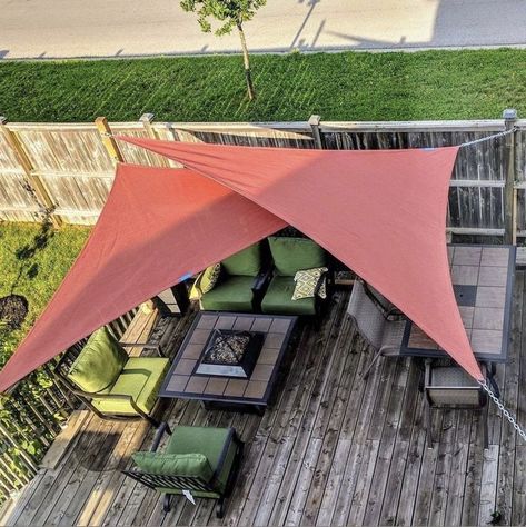 Garden Sail, Gazebo Bar, Bbq Competition, Patio Shades, Outdoor Patio Shades, Shade Sail Installation, Deck Shade, Sun Sail, Triangle Shade Sail