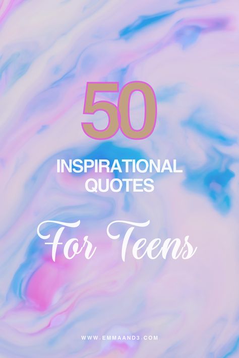 Discover a collection of inspirational quotes for teens, igniting motivation and positivity. Empower your young people with these impactful words Teenage Inspirational Quotes, Inspirational Quotes For Teens Girls, Inspritation Quotes For Teens, Teen Inspirational Quotes, Motivational Quotes For Teens, Inspiring Quotes For Teens, Attitude Tips, Quotes For Teens Girls, Self Confidence Building Quotes