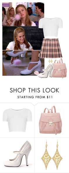 "Cher Horowitz" by priscilla12 ❤ liked on Polyvore featuring SilverStone, Topshop, 19th Street, Annie Fensterstock, movie, Cher and clueless Clueless Costume, Clueless Halloween Costume, Cher Clueless, Clueless Fashion, Outfit Essentials, Cher Horowitz, Clueless Outfits, Jeanne Damas, Look Retro