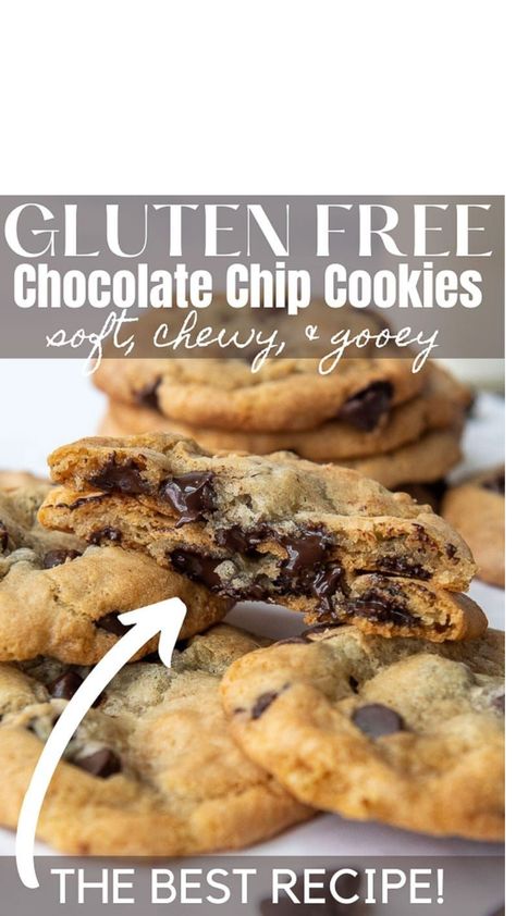 gluten free chocolate chip cookies Chocolate Chip Cookies With Gluten Free Flour, Soft And Chewy Gluten Free Chocolate Chip Cookies, Gluten And Sugar Free Chocolate Chip Cookies, Gluten Free Chocolate Chip Cookies Oat Flour, Gluten Chocolate Chip Cookies, Healthy Gluten Free Choc Chip Cookies, Homemade Gluten Free Chocolate Chip Cookies, Gluten Free Cookie Pizza, Fluffy Gluten Free Chocolate Chip Cookies