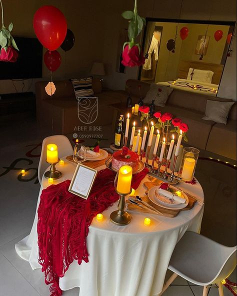 Anniversary Decoration Ideas At Home, Candle Light Dinner Ideas, Romantic Candle Dinner, Romantic Candle, Lamb Skewers, Romantic Candle Light Dinner, Candlelit Dinner, Rich Chocolate Cake, February 14th