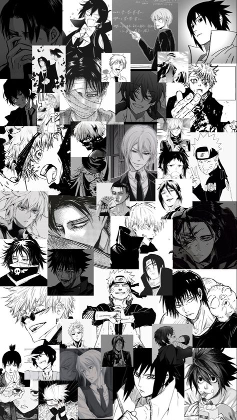 A mix of manga/anime men <3 All my personal faves :) All Anime Mix Wallpaper, Anime Wallpapers Aesthetic Collage, Mix Anime Wallpaper, Anime Collage Wallpaper Aesthetic, Manga Cover Wallpaper, Manga For Wall, Dr Tenma, My Villain Era, View Aesthetic