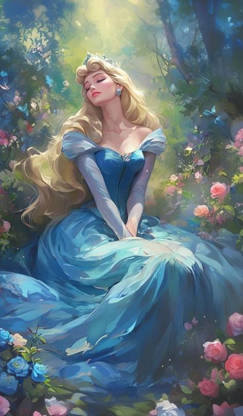 Princess Cottagecore, Favorite Disney Princess, Sleeping Beauty Aurora, ليلو وستيتش, Disney Character Art, From Rags To Riches, Rags To Riches, The Sleeping Beauty, Disney Princess Artwork