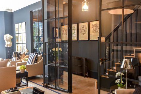 Crittall Windows, Crittal Windows, House Lounge, Period Home, London Townhouse, Iconic London, Sophisticated Decor, Interior Windows, Beautiful Interior Design