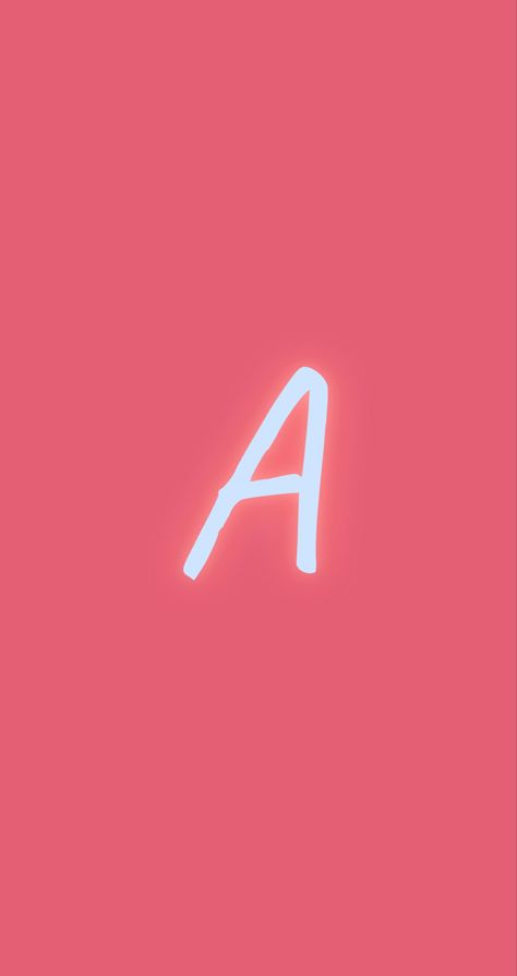 A little picture to use as a profile pic or even for a wallpaper Letter Profile Picture, Letter A Profile Picture, A Profile Picture, A N Wallpaper, A Wallpaper, Letter A, Profile Pic, Profile Picture, Neon Signs