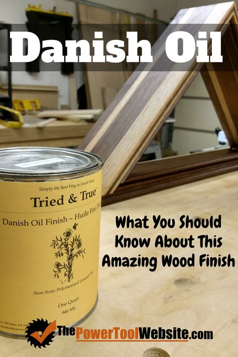 Danish Oil - What You Should Know About This Amazing Wood Finish via @https://www.pinterest.com/thepowertoolwebsite/ Woodworking Finishes, How To Apply Polyurethane, Danish Oil Finish, Fine Woodworking Project, Wood Projects Plans, Wood Finishing, Danish Oil, Wood Plans, Team Members