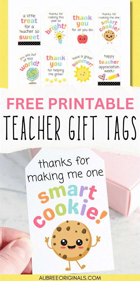 free printable teacher appreciation gift tags Teacher Tags Free Printables, Teacher Gift Tags Printable Free, Teacher Appreciation Gift Tags Free, Free Printable Teacher Appreciation Tags, Educator Gift Ideas, Easy Diy Gifts For Mom, Teachers Day Ideas, Teacher Gift Ideas Diy, Cricut Teacher Gifts