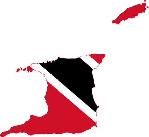 Trinidad and Tobago Trinidad And Tobago Map, Trinidad Map, Trinidad Flag, Port Of Spain Trinidad, Tropical Prints Pattern, Dark Skin Tattoo, Trinidad And Tobago Flag, Crochet Pillow Patterns Free, Port Of Spain