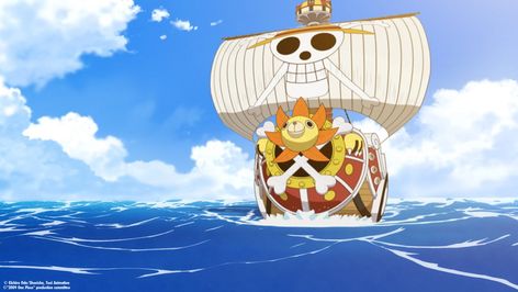 #Anime One Piece Thousand Sunny #1080P #wallpaper #hdwallpaper #desktop Thousand Sunny Wallpaper, Sunny Go, Kaido One Piece, One Piece Tattoo, Thousand Sunny, One Piece Logo, Art Ideas Easy, Tv One, One Piece World