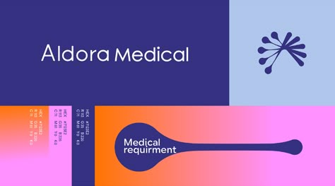 Aldora Medical brand design on Behance Medical Identity, Medical Branding, Medical Brand, Healthcare Branding, Cabinet Medical, Medical Logo, Medical Design, Healthcare Design, Health Design