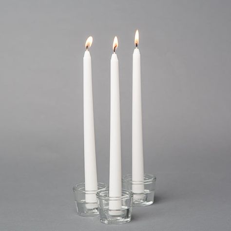 White Candles Wedding, Vigil Candles, Cheap Candles, Candle Party, Small Candles, Candle Dinner, Large Candles, Taper Candle Holders, White Set