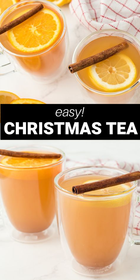 Christmas Tea Recipe, Spiced Tea Recipe, Hot Tea Recipes, Women Together, Hot Drinks Recipes, Tea Drink Recipes, Drink Recipes Nonalcoholic, Spice Tea, Winter Drinks