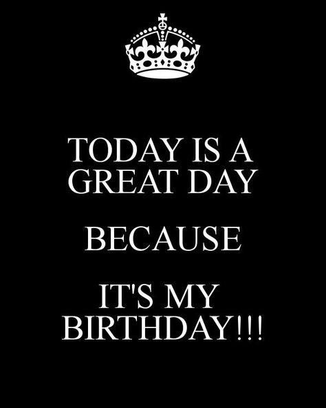 It's My Birthday Instagram Story, It's My Birthday Instagram, Birthday Month Quotes, Happy Birthday To Me Quotes, Today Is A Great Day, Birthday Quotes For Me, Birthday Girl Quotes, Happy Birthday Wallpaper, Happy Birthday Posters