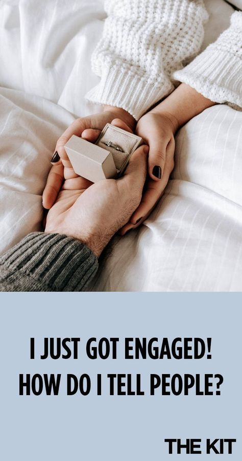 Engagement Rings Announcement, Halloween Engagement Announcement, I’m Engaged Announcement, Engagement Announcement Picture Ideas, Announcing Engagement To Family, Engagement Announcements Ideas, Newly Engaged Photo Ideas, How To Announce Your Engagement, Engament Announcements