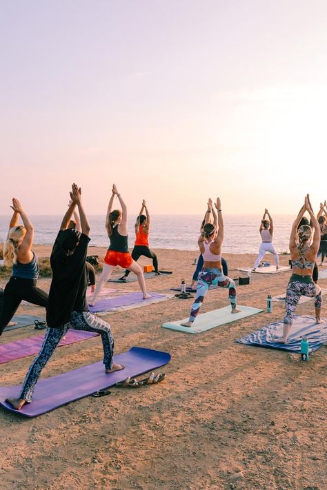 Yoga Event, Yoga On The Beach, San Diego Style, Being Fit, Sunrise Yoga, Group Yoga, Yoga Club, Yoga Aesthetic, Sunset Cliffs